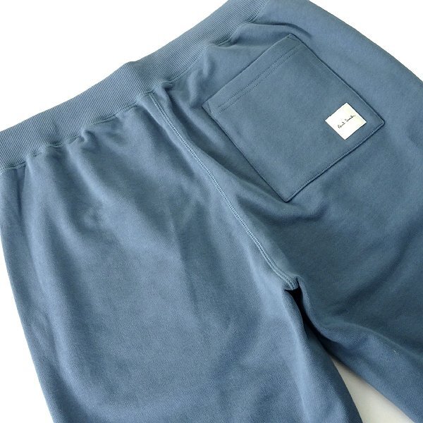  new goods Paul Smith artist stripe reverse side wool sweat jogger pants L light blue [P32611] Paul Smith men's stretch pants 