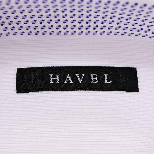 新品 HAVEL 吸水速乾 形態安定 ジャージー ストライプ BD ドレスシャツ L 薄桃 【I48500】 メンズ ストレッチ 長袖 ボタンダウン ドライの画像8