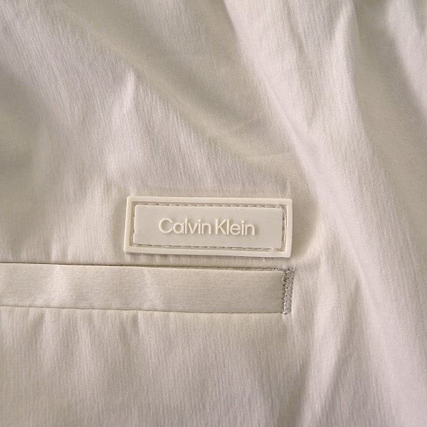 新品 2.4万 カルバンクライン 超軽量 ペーパーコットン イージーパンツ M 白 【P22820】 Calvin Klein 春夏 メンズ ストレッチの画像5