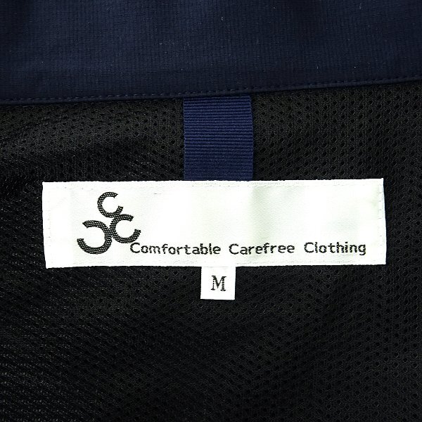 新品 CCC クロージング 撥水 ストレッチ 高機能 ブルゾン M 紺 【JCF200_540】 Comfortable Carefree Clothing ジャケット アウトドア_画像10