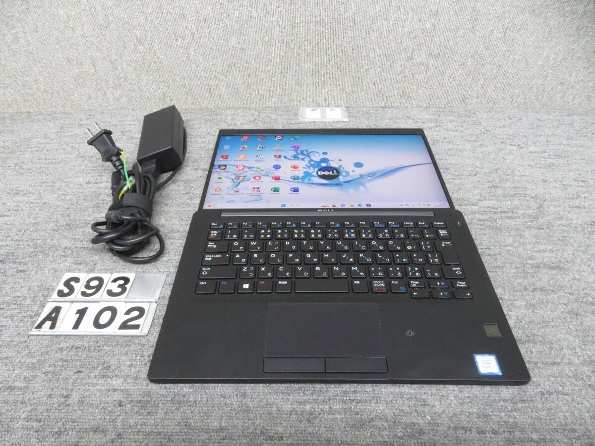  second speed start-up Core i7 no. 7 generation / 8GB / new goods *. speed SSD 512GB*DELL LATITUDE 7390*13.3 type *Windows11*Office attaching * camera * used beautiful goods 