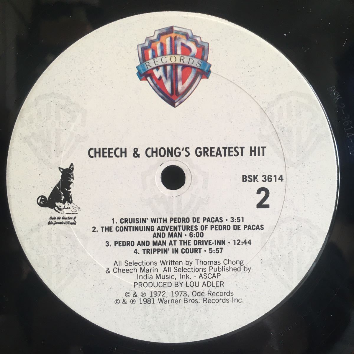 US LP / Cheech & Chong (chi-chi&chon) - Cheech & Chong*s Greatest Hit / SSW AOR Comedy Spoken Ward Sampling Mondo Lounge /