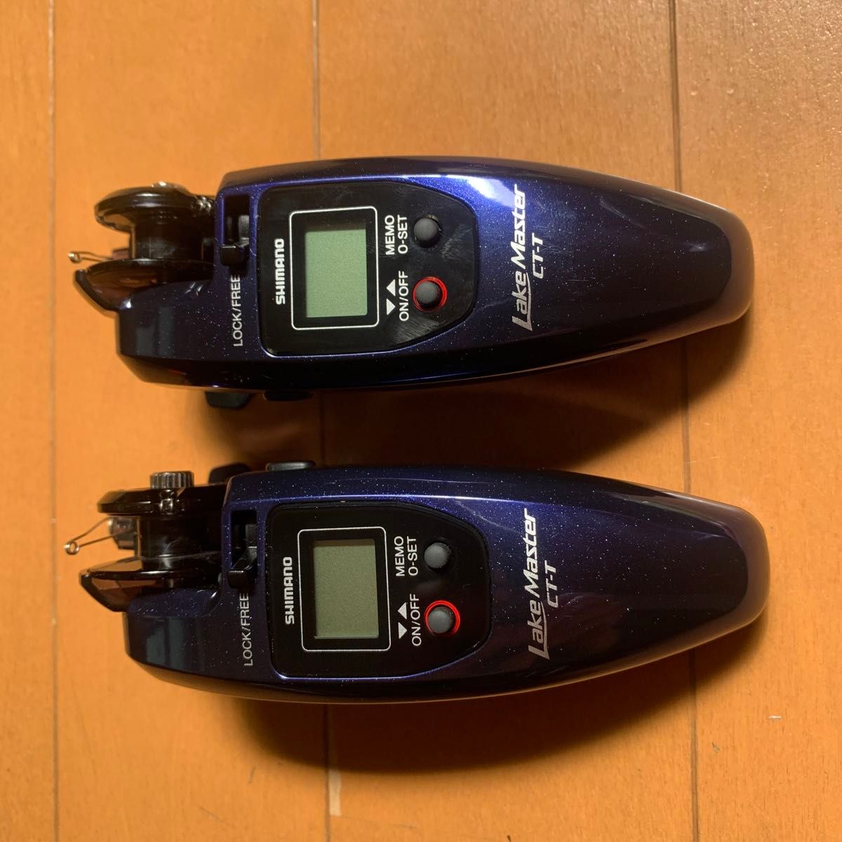 中古美品　シマノ　SHIMANO　18レイクマクターCT-T Lake　Master　追加カラー　クリアバイオレット　2個　セット