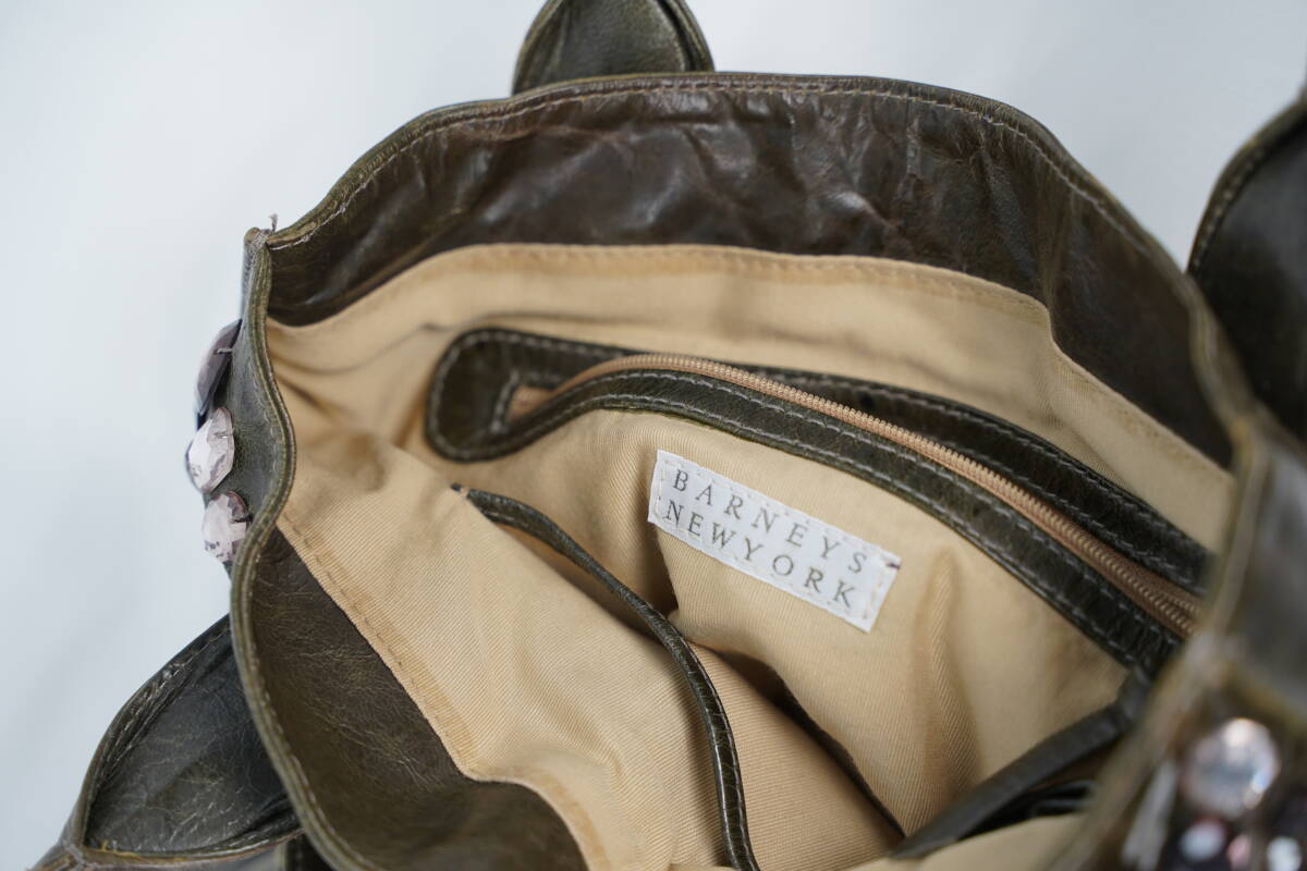 BARNEYS NEW YORK バーニーズ ニューヨーク レザー ビジュー BARNEYS NEW YORK バーニーズ ニューヨーク レザー ビジュー