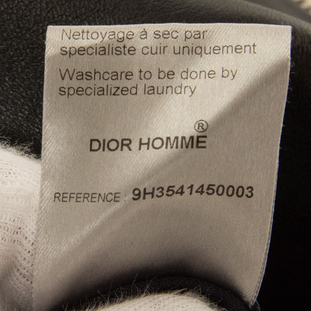 【1円スタート】Dior HOMME ディオールオム 09AW ダブルライダースジャケット 革ジャン レザー 本革 ハンガー付き 黒 46 イタリア製の画像10