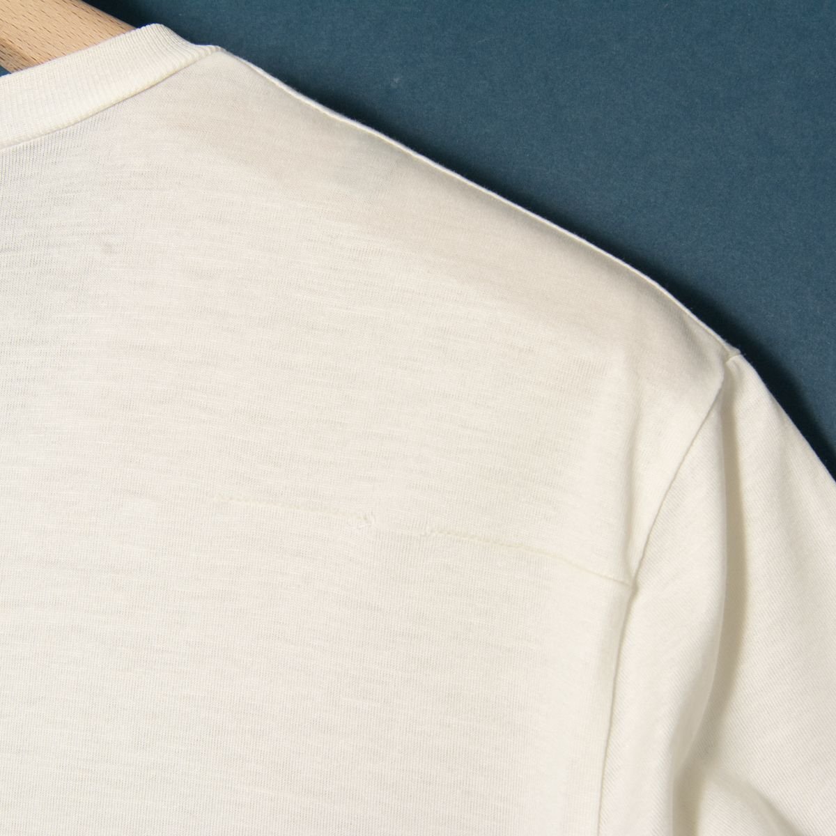 【1円スタート】メール便○ Dior HOMME ディオールオム 前プリントクルーネック半袖Tシャツ カットソー 綿100％ オフ白 XS イタリア製の画像5