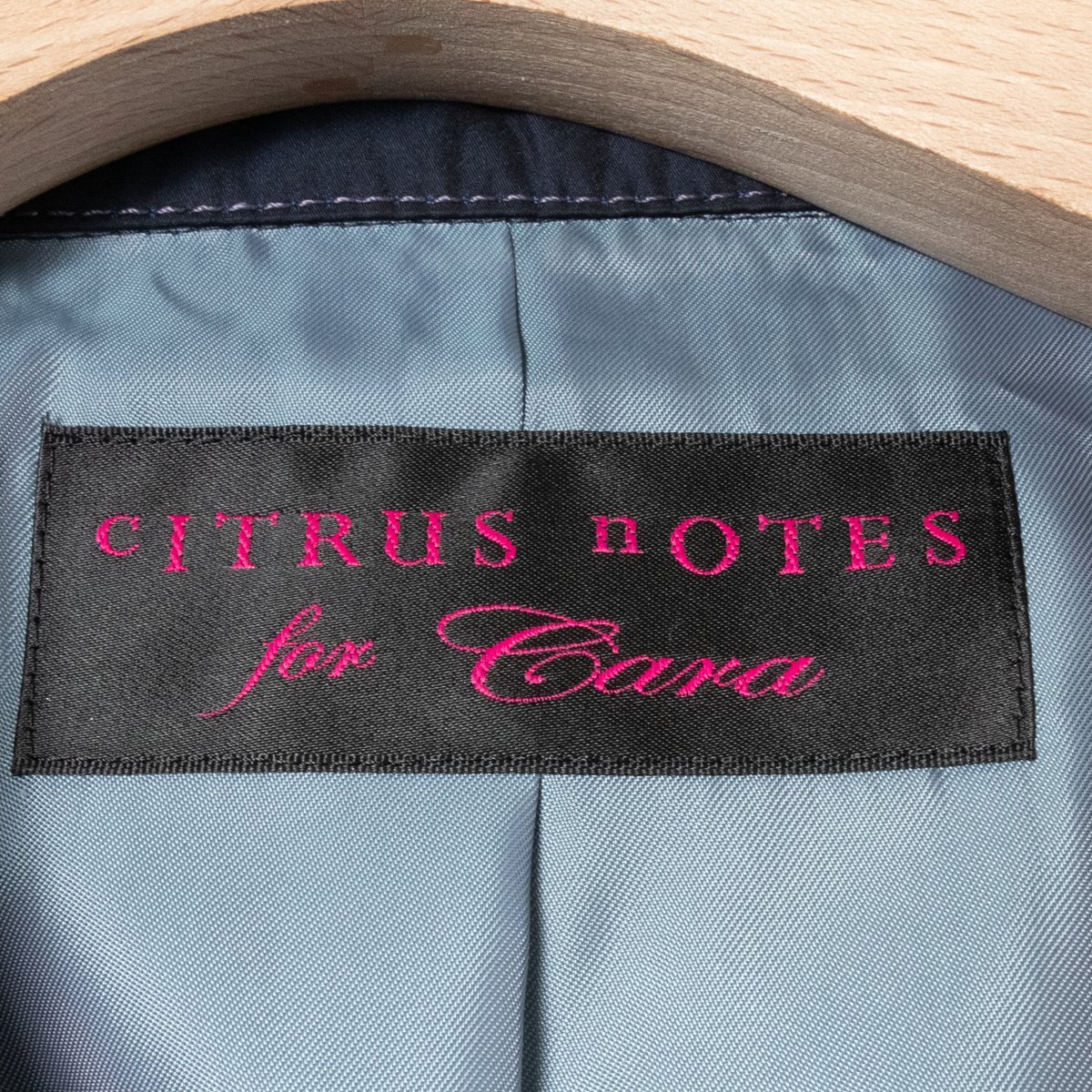 CITRUS NOTES for Cara Citrus Notes × машина la тренчкот внешний верхняя одежда LC полиэстер 100% темно-синий темно-синий красивый . casual 