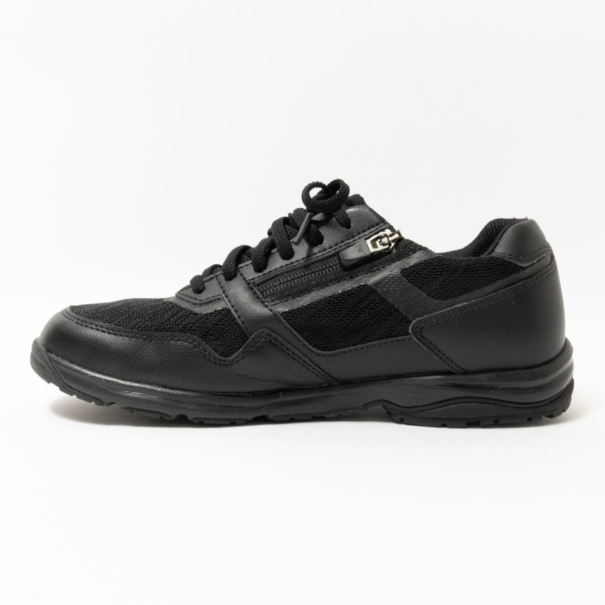 [1 jpy start ]MIZUNO Mizuno B1GC221609 walking shoes sneakers black synthetic fibre artificial leather 24.5cm black black GORE-TEX