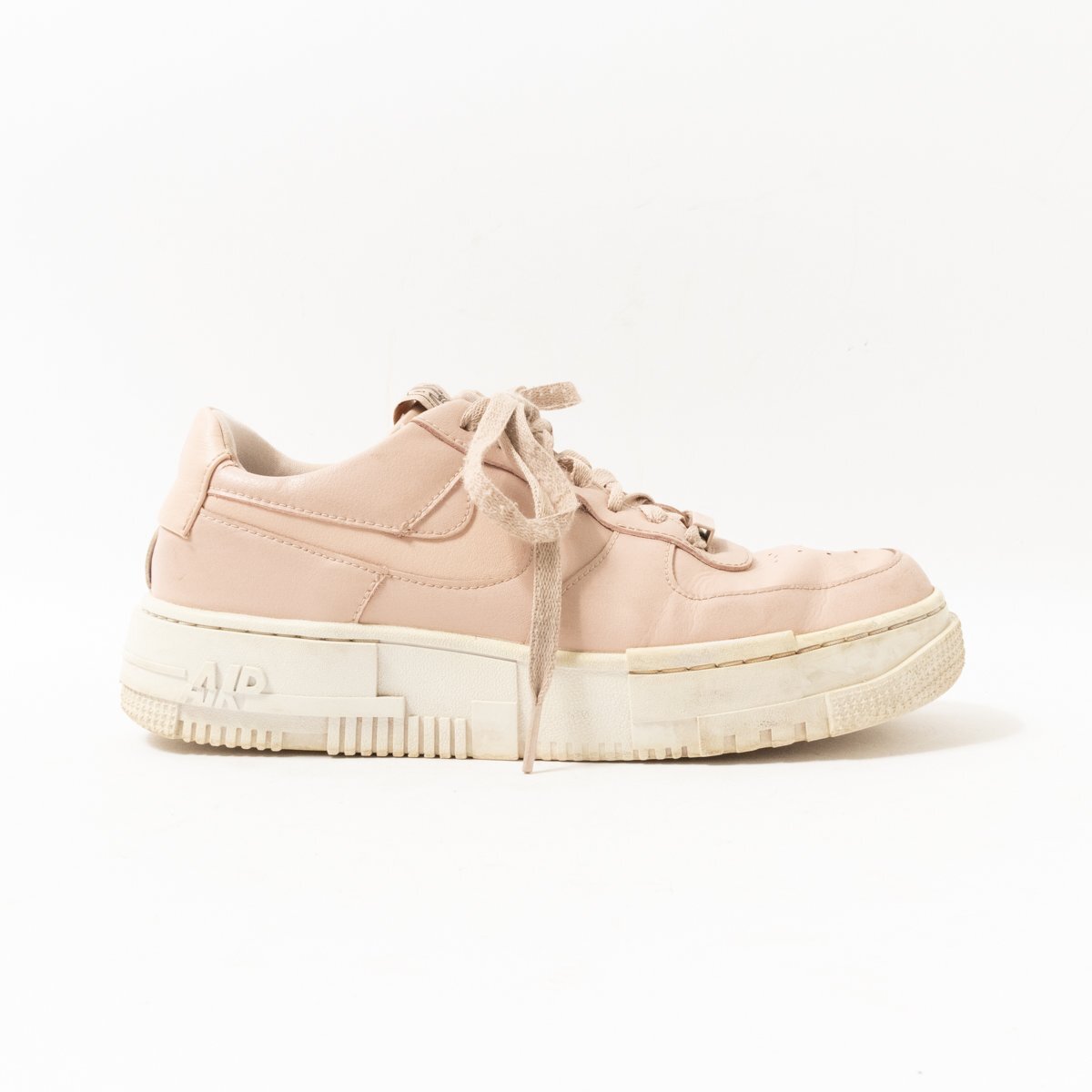 【1円スタート】NIKE ナイキ CK6649-200 WMNS Air Force 1Pixel ウィメンズ エアフォース1 ピクセル スニーカー ピンク 26.5cm レディースの画像1