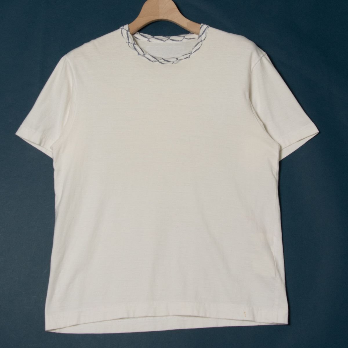 メール便◯ COMME des GARCONS HOMME コムデギャルソン 半袖 Tシャツ クルーネック 白/ホワイト コットン100％ メンズ 春夏 トップスの画像1