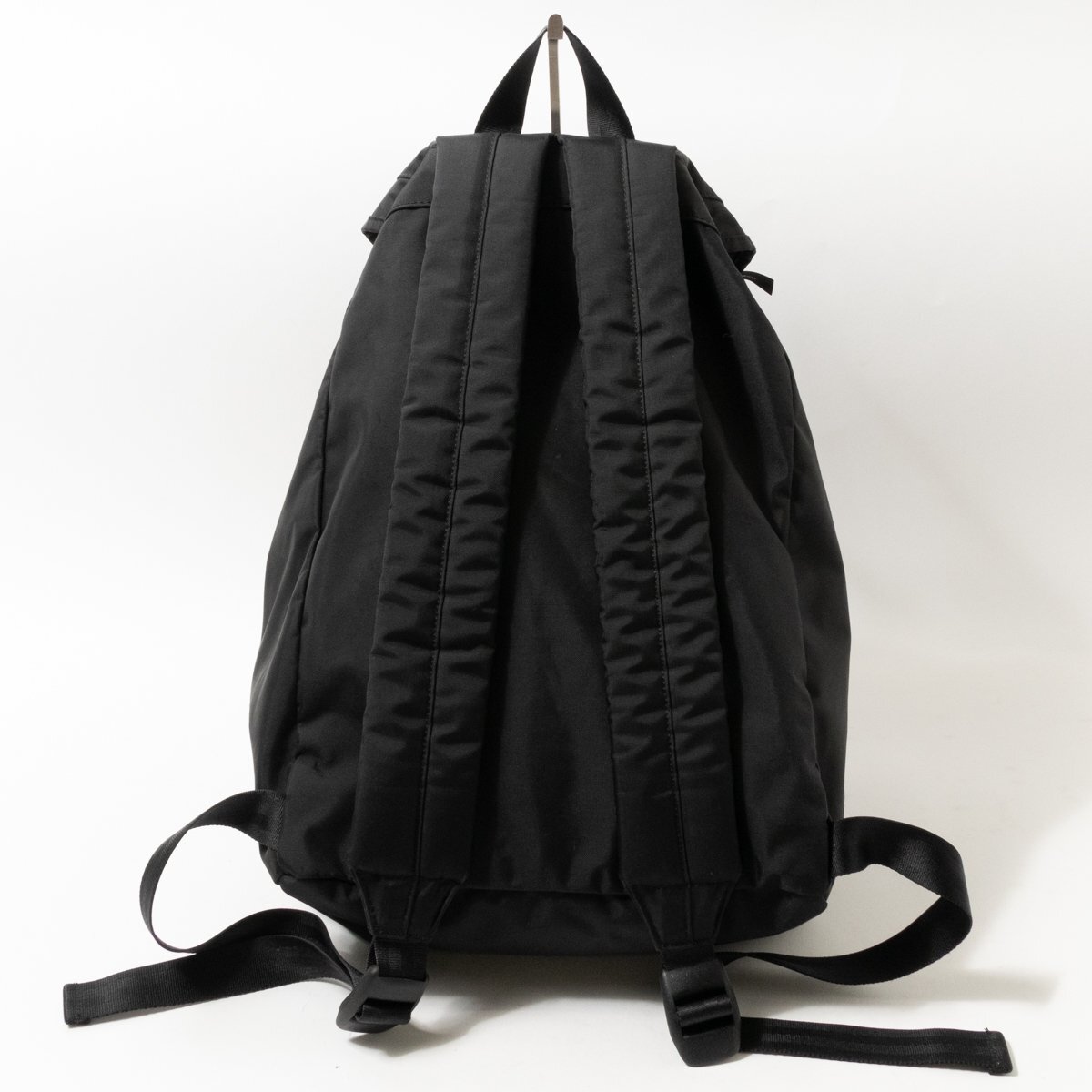 【1円スタート】SAZABY サザビー リュックサック デイパック ブラック 黒 ナイロン 日本製 レディース シンプル 無地 カジュアル bag 鞄の画像2