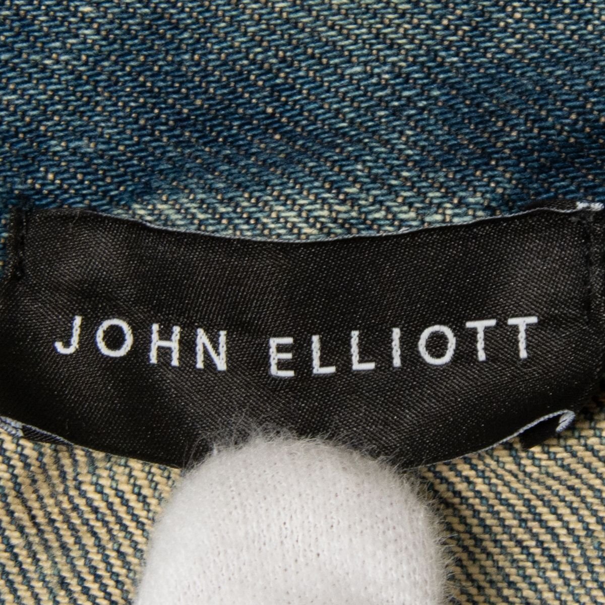 JOHN ELLIOT ジョンエリオット サイズ36 USED加工 ダメージ リペア デニムパンツ ジーンズ ジーパン ボタンフライ コットン混 カジュアルの画像7