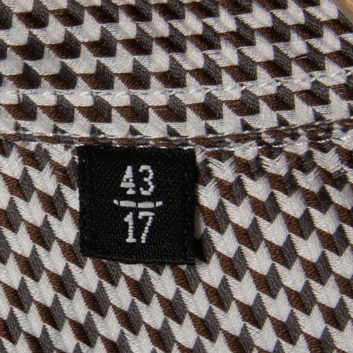 [1 иен старт ]GIORGIO ARMANIjoru geo Armani рубашка с длинным рукавом tops хлопок 100% высокий бренд Basic общий рисунок серый серия 43 Италия производства 