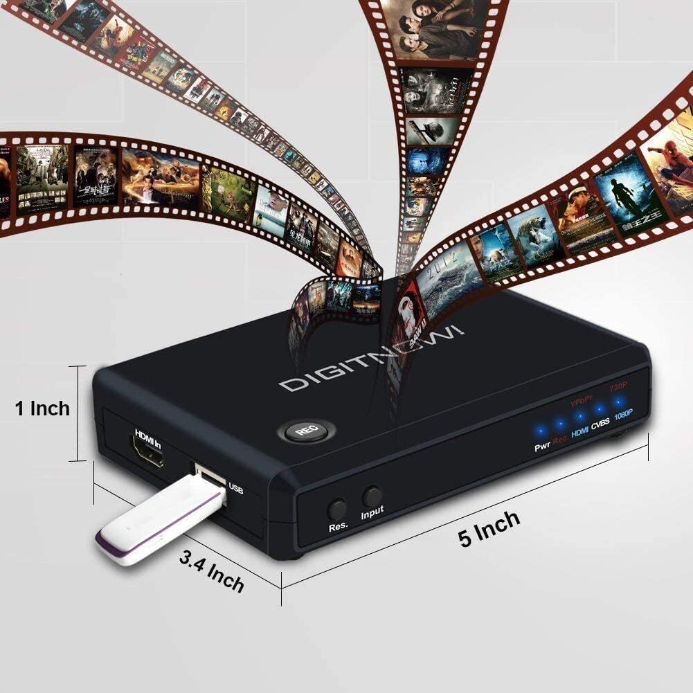 HDゲームキャプチャ/HDMIビデオコンバータ/レコーダー PS4 Xbox One/Xbox 360 LiveTV PVR DVRなど HDMI/CVBS入力とHDMI出力に対応 フルHD の画像4