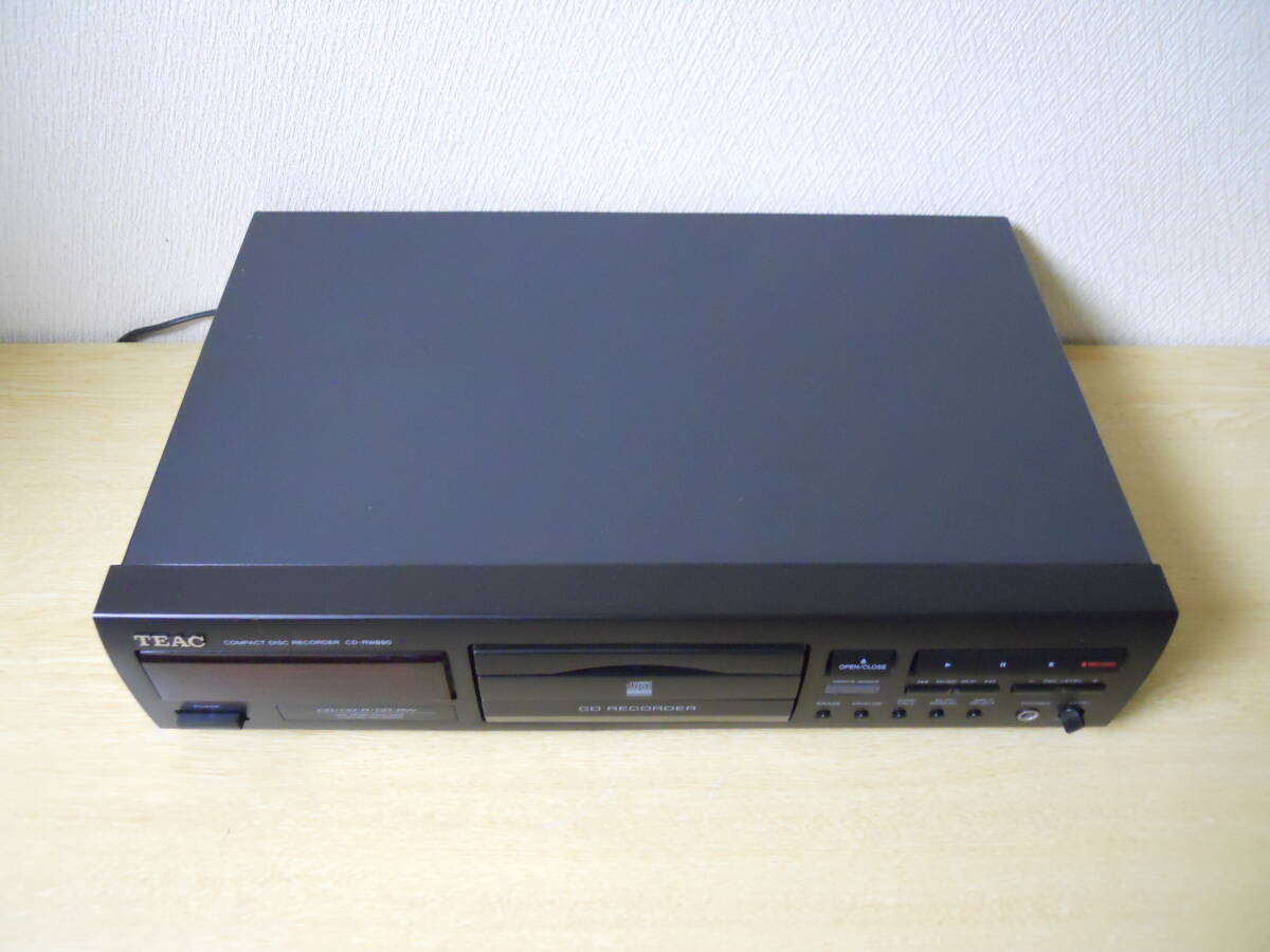 ★TEAC★ ティアック CDレコーダー CD-RW890 / 動作品・メンテナンス済 / 2012年製 / 純正リモコン・取扱説明書 付属_画像7