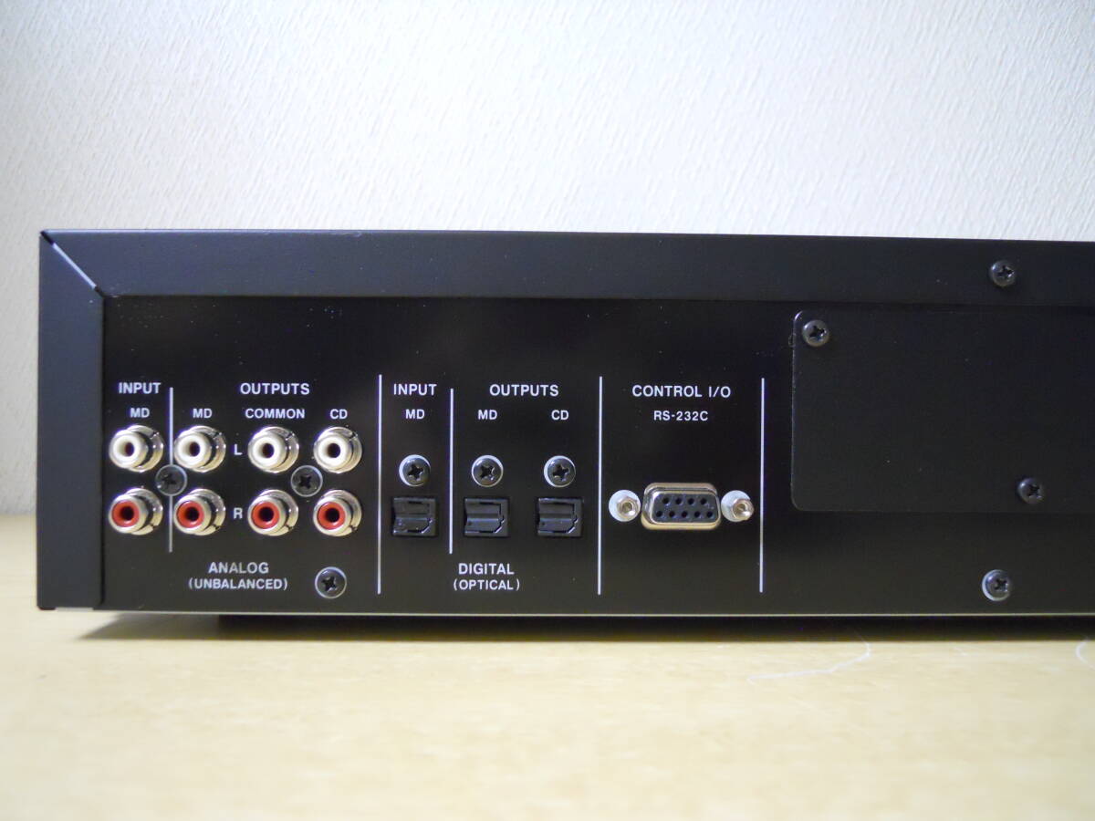 ★TASCAM★ タスカム 業務用 CD/MDプレーヤー MD-CD1mkⅡ / 2010年製 / 動作品・メンテ済 / 新品CDピックアップ・MD使用頻度少 / 取説 付属の画像6