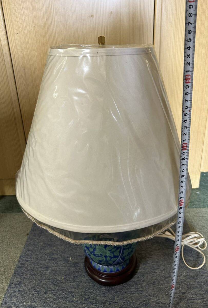 テーブルランプ スタンドライト フロアランプ 陶器 卓上ランプ 照明 ラグジュアリー 栄興電器 の画像6