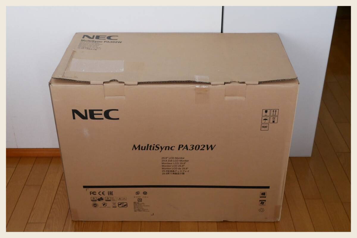 「送料込」NEC29.8インチ カラーマネージメントディスプレイMultiSync LCD-PA302W（ホワイト、中古実用品）の画像8