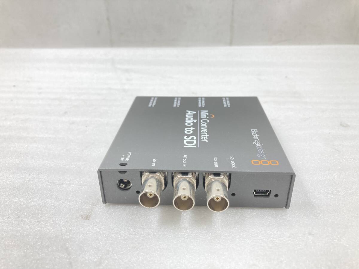 ●Blackmagic design Mini Converter Audio to SDI　本体のみ　ジャック品_画像2