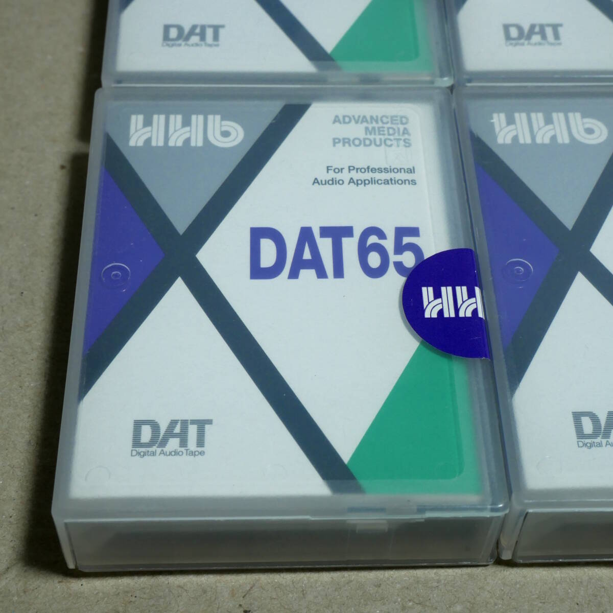 ★☆新品・未開封☆★DATテープ HHB DAT65 For Professional Audio Applications 65分用4本セット☆★_画像2