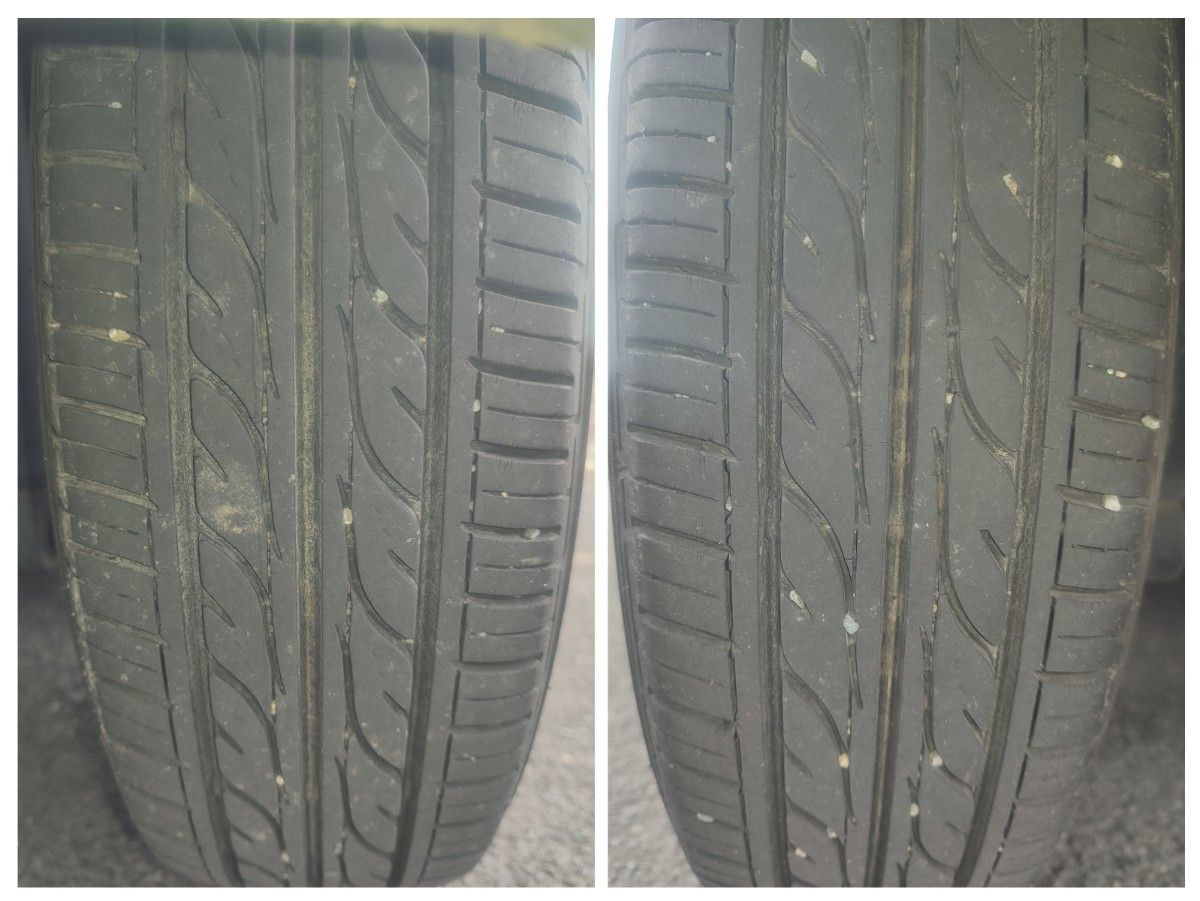 ダイハツタント(CBA-L350S)純正14ｲﾝﾁアルミホイールと14ｲﾝﾁタイヤ(DUNLOP DIGI-TYRE EC202)