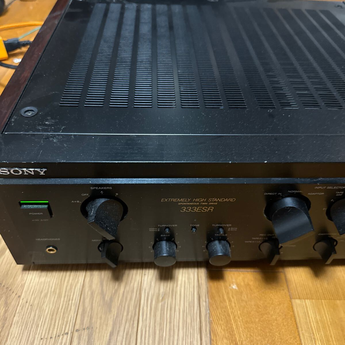 SONY ソニー オーディオプリメインアンプ TA-F333ESR オーディオ機器 通電のみ確認の画像3