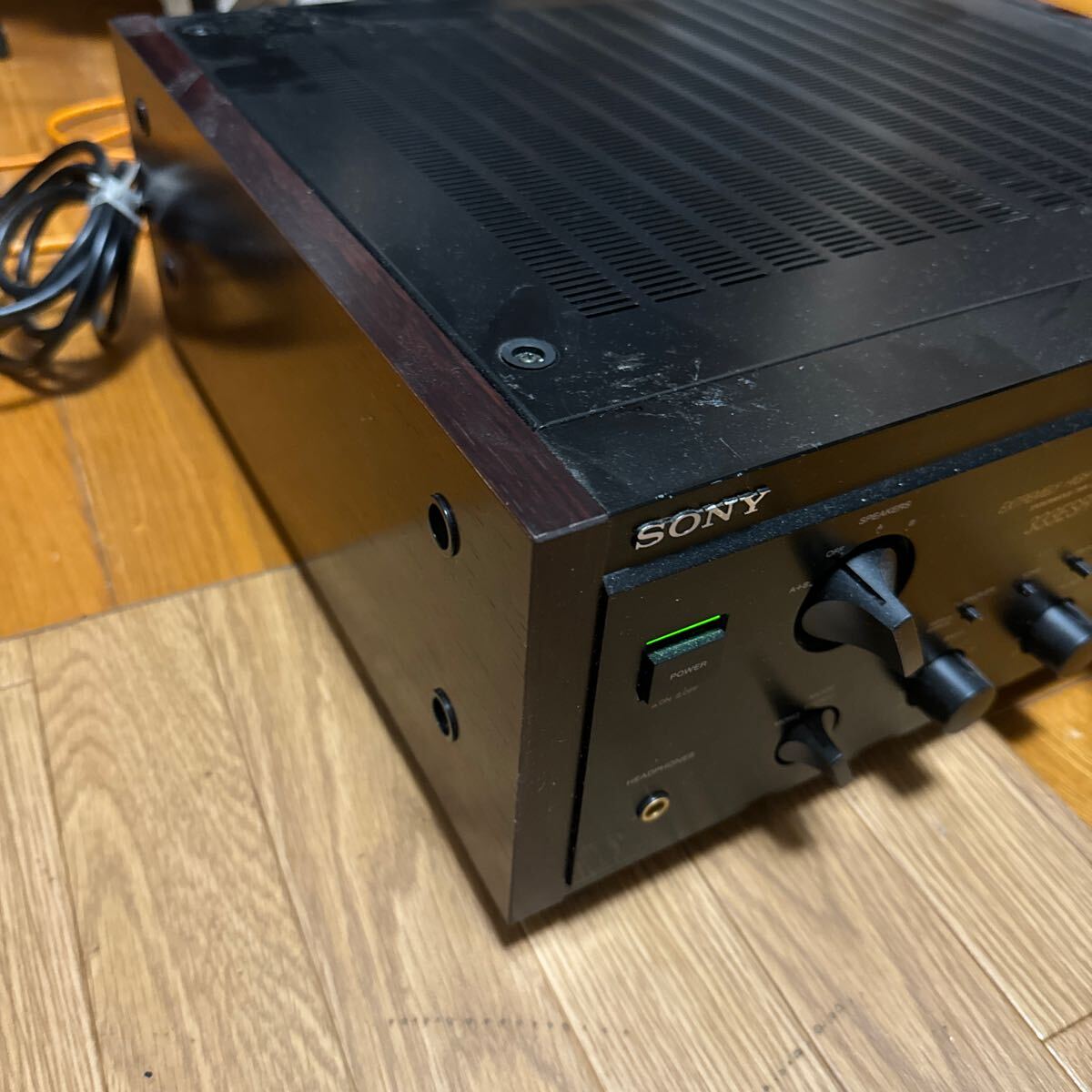SONY ソニー オーディオプリメインアンプ TA-F333ESR オーディオ機器 通電のみ確認の画像2