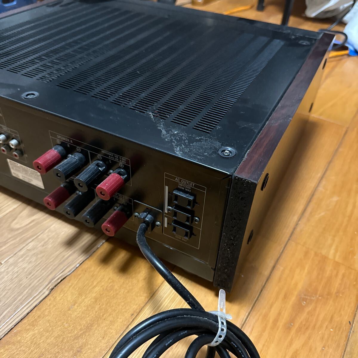 SONY ソニー オーディオプリメインアンプ TA-F333ESR オーディオ機器 通電のみ確認の画像8
