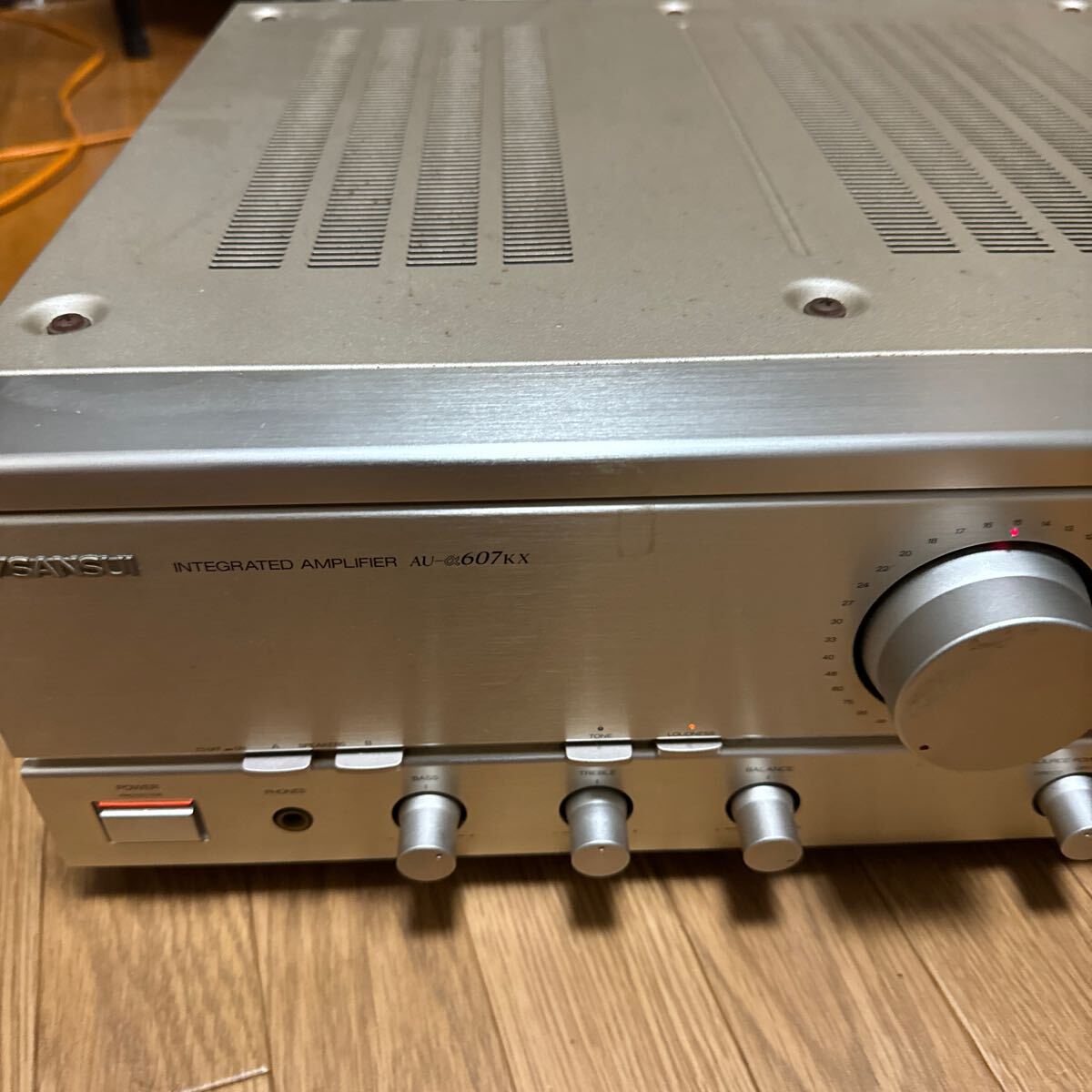 SANSUI サンスイ プリメインアンプ AU-α607KX 通電確認のみ