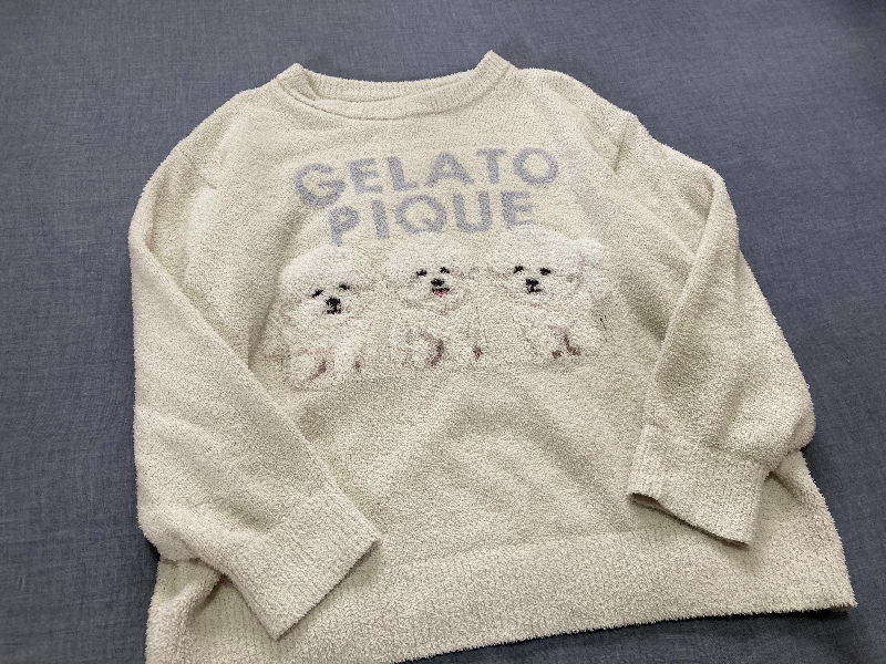 gelato piqueジェラートピケ◎かわいい DOGS プルオーバー トップス◎サイズONE_画像1