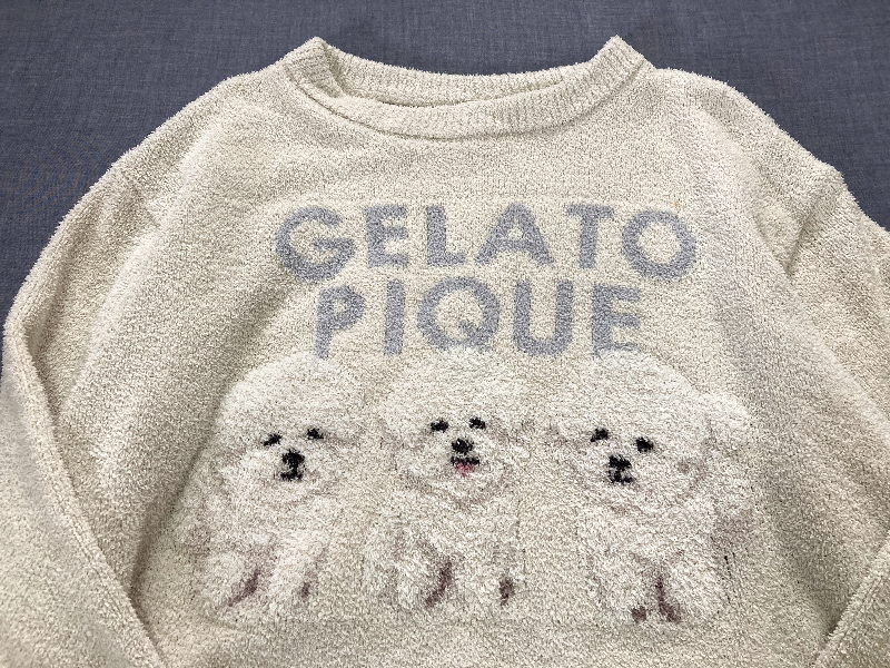 gelato piqueジェラートピケ◎かわいい DOGS プルオーバー トップス◎サイズONE_画像3