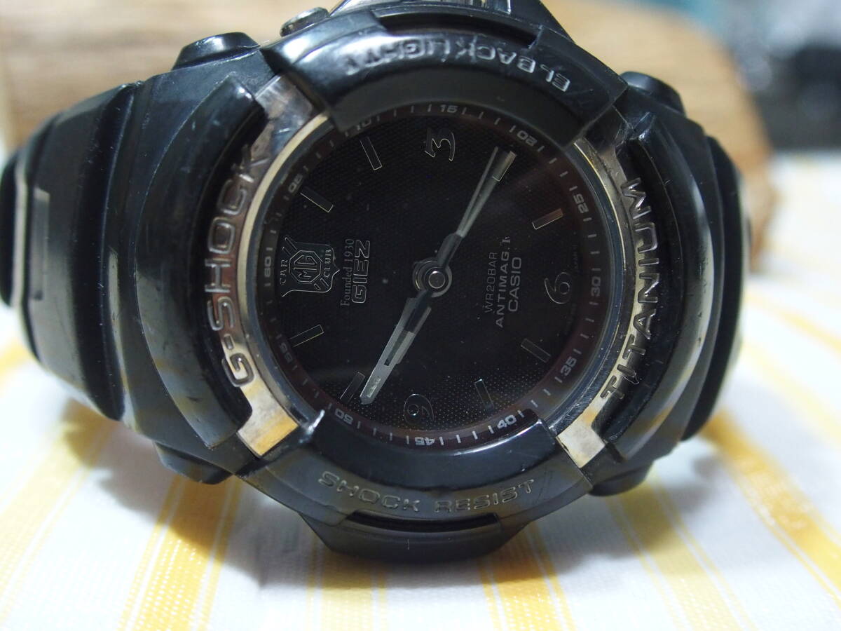 CASIO カシオ G-SHOCK GIEZ　MG CAR CLUB GS-500MG TITANIUM 動作品_画像6