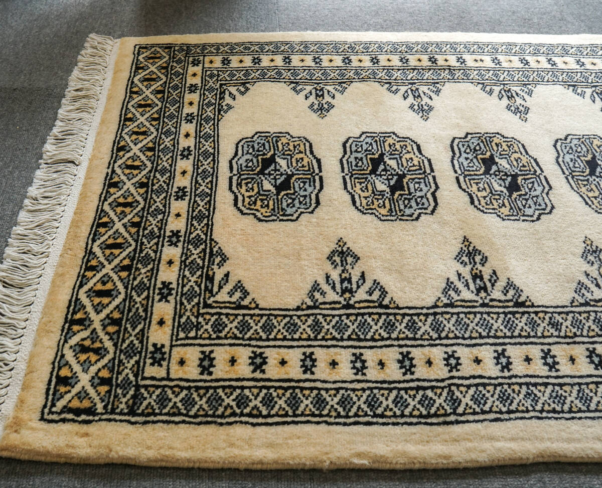 95×63cm トルクメン ボハララグ 手織り絨毯| - カーペット、ラグ 95×63cm トルクメン ボハララグ 手織り絨毯| - カーペット、ラグ