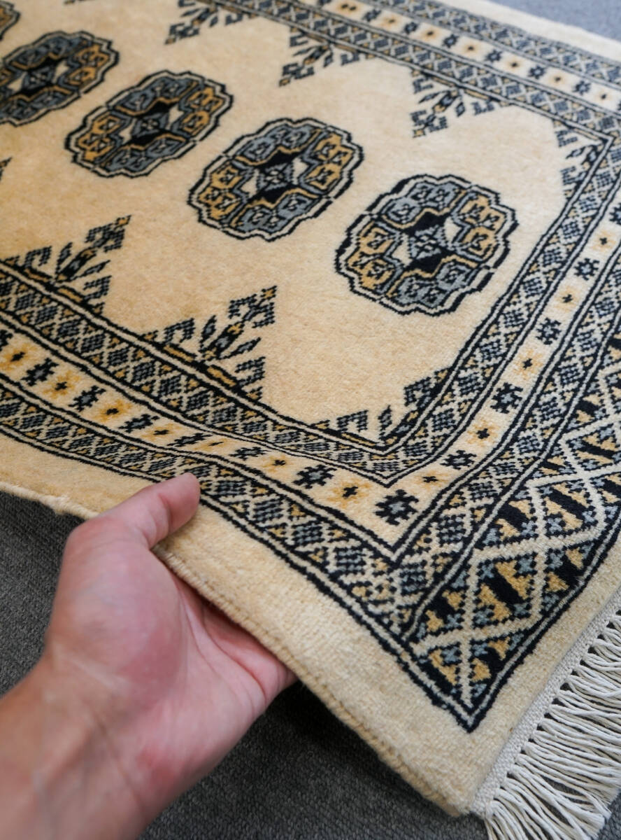 95×63cm トルクメン ボハララグ 手織り絨毯| - カーペット、ラグ 95×63cm トルクメン ボハララグ 手織り絨毯| - カーペット、ラグ