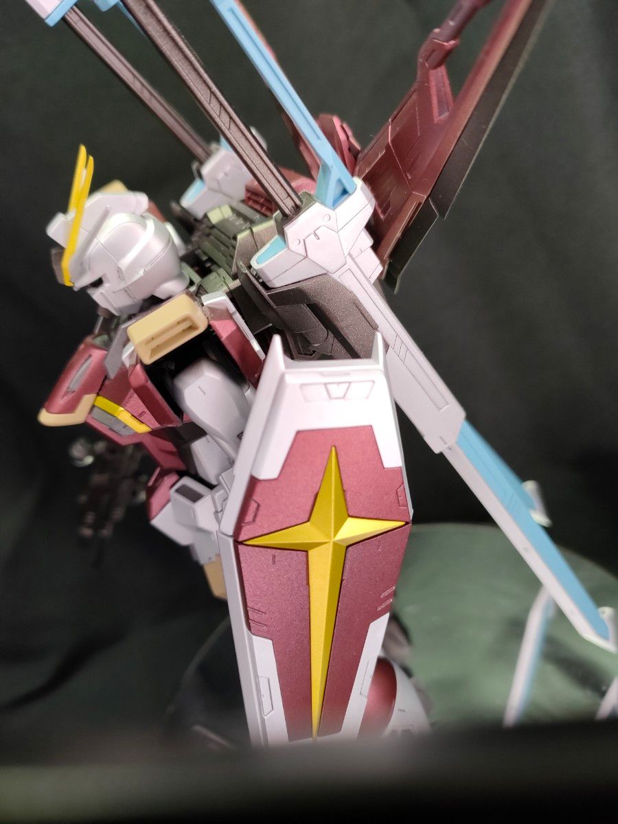 ガンプラ MGソードインパルスガンダム 塗装済完成品