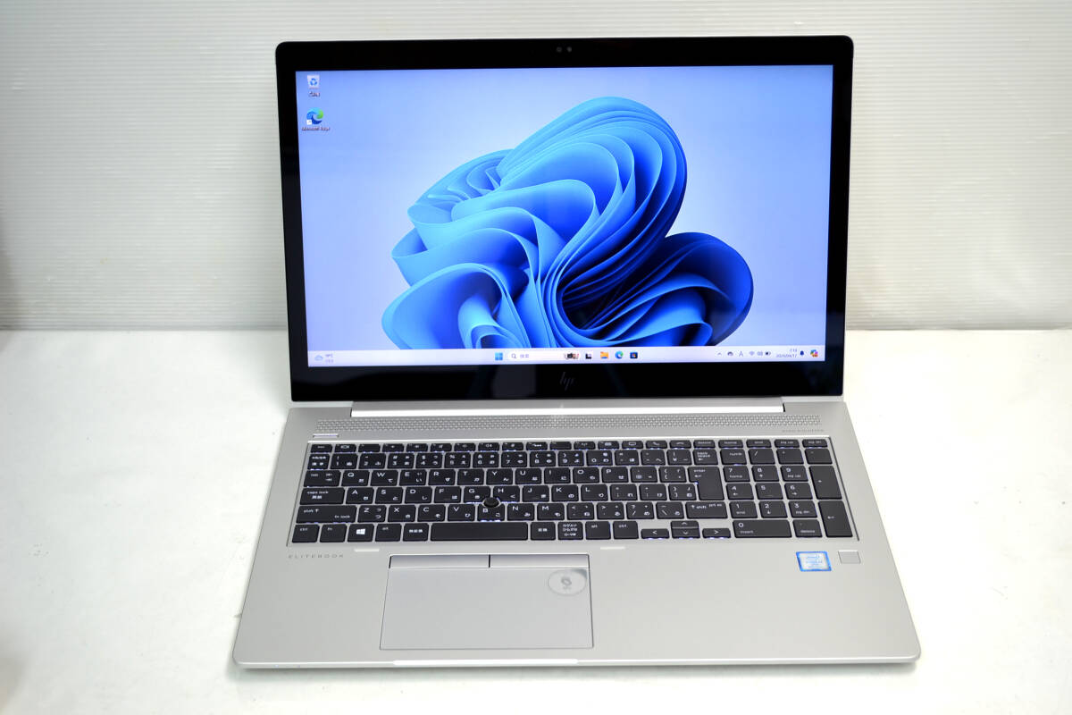 HP EliteBook 850 G5 第8世代 Corei7-8650U 15.6インチタッチパネル メモリー32G SSD512G Wifi SIMフリー Radeon Webカメラ Windows11 の画像1