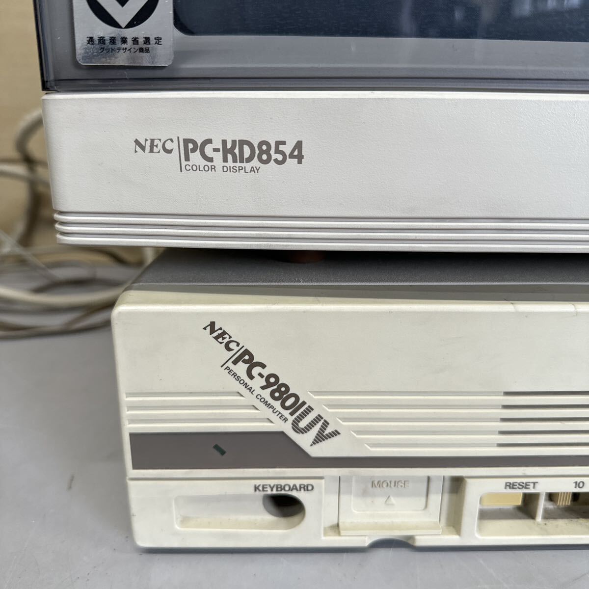 NECレトロ カラーディスプレイ PC-KD854 パーソナルコンピュータ PC-9801UV11 NEC キーボード まとめセット【現状出品】の画像6