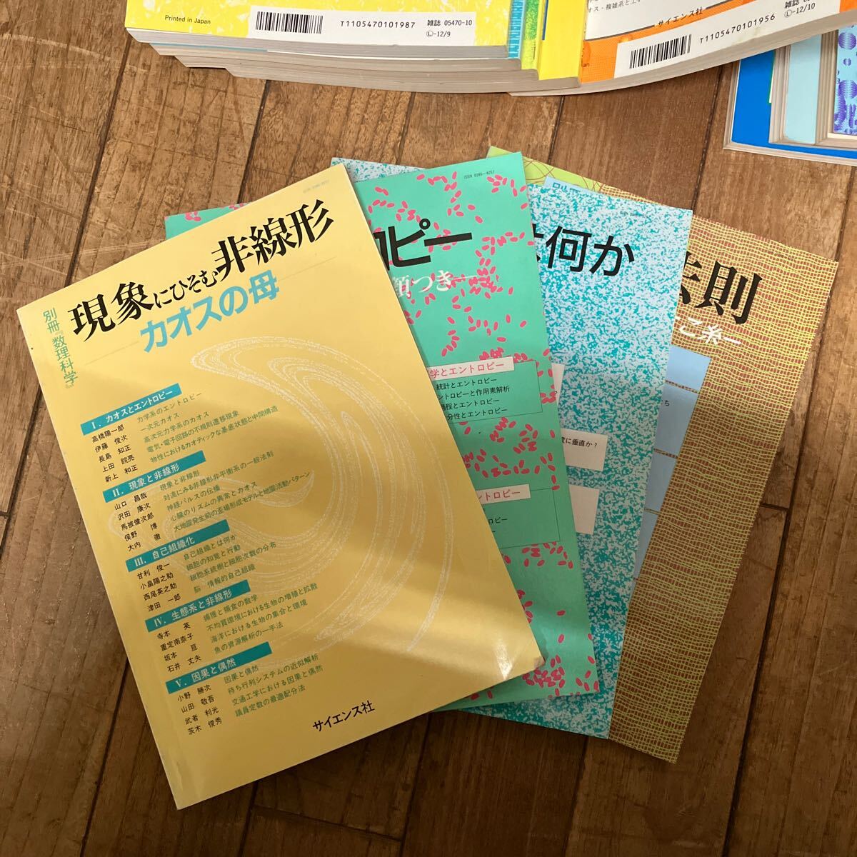 SB-ш/ 別冊・数理科学 不揃い12冊まとめ サイエンス社 生命情報科学の拡がり 数論の歩み 量子カオスの物理と数理 アルゴリズムの道具箱 他_画像3