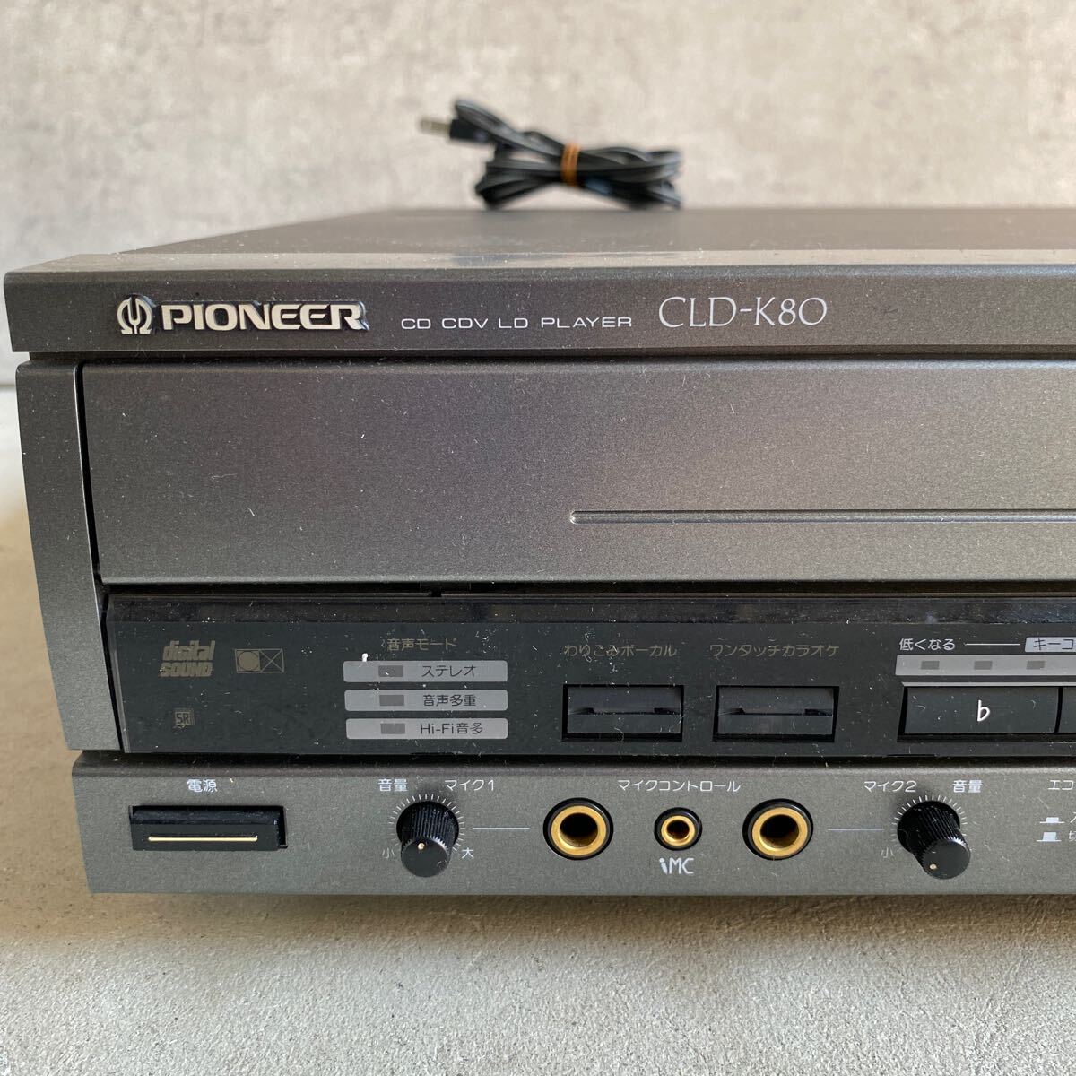 [JP240016] Pioneer CD/LD player CLD-K80 karaoke correspondence 