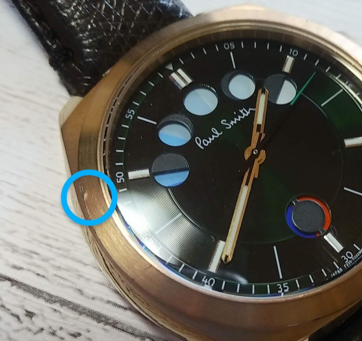 新品電池　ポールスミス 腕時計　Paul Smithファイブアイズ 　クォーツ
