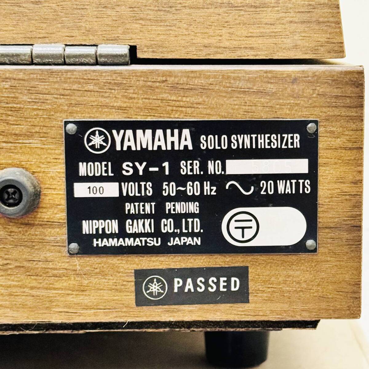 甲HK9974 1円スタート クリーニング済 通電OK 動作未確認 ヤマハ/YAMAHA SY-1 アナログシンセサイザー ヴィンテージシンセサイザーの画像8