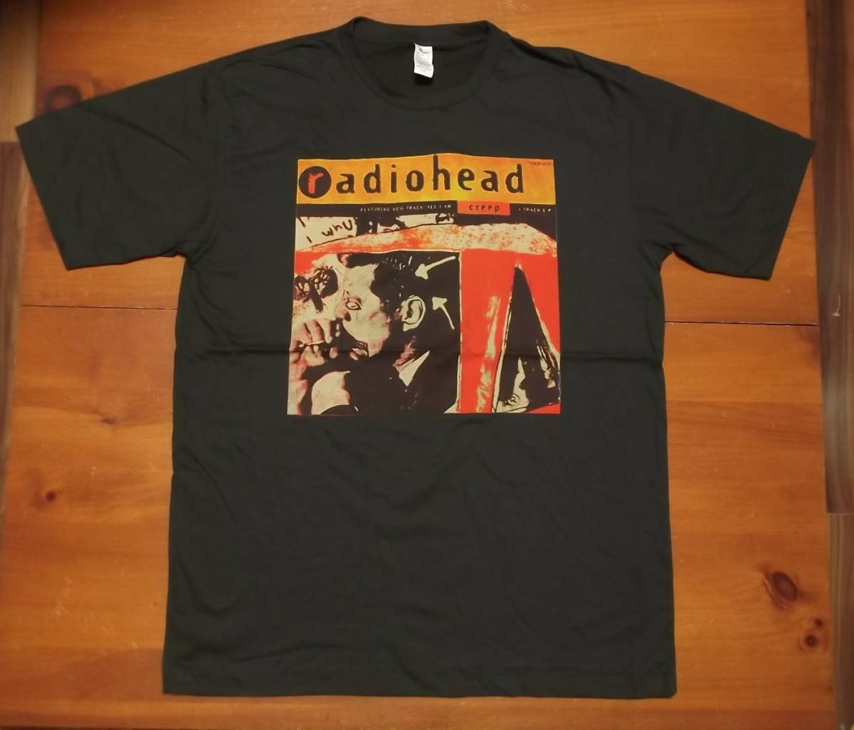 XXL 新品 【radiohead】レディオヘッド Creep Vintage Style プリントTシャツ 2XL // クリープ トムヨーク ロックTシャツ バンドTシャツの画像1