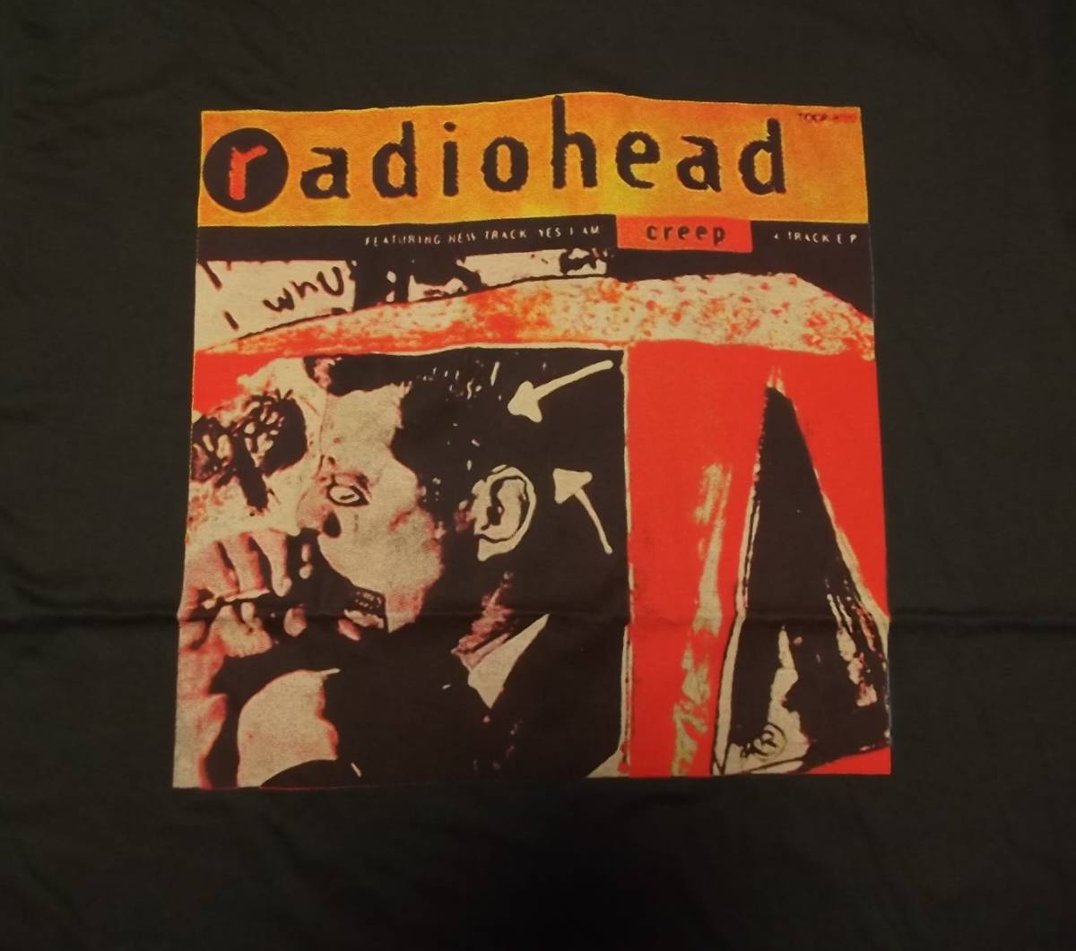 XXL 新品 【radiohead】レディオヘッド Creep Vintage Style プリントTシャツ 2XL // クリープ トムヨーク ロックTシャツ バンドTシャツの画像2