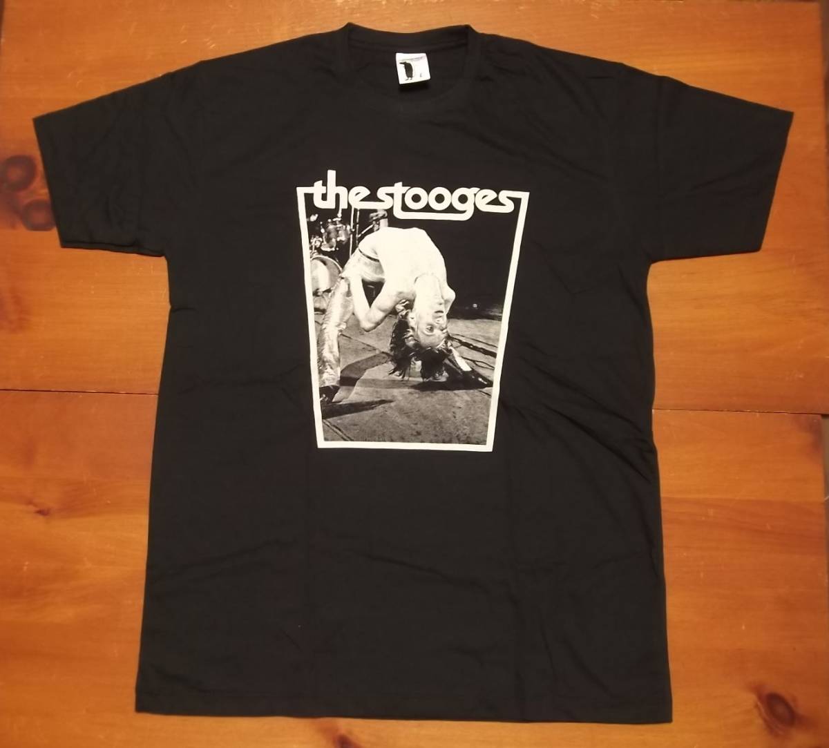 新品【Iggy Pop the Stooges】イギーポップ ストゥージズ プリント Tシャツ L // パンク ロックＴシャツ バンドＴシャツ_画像1