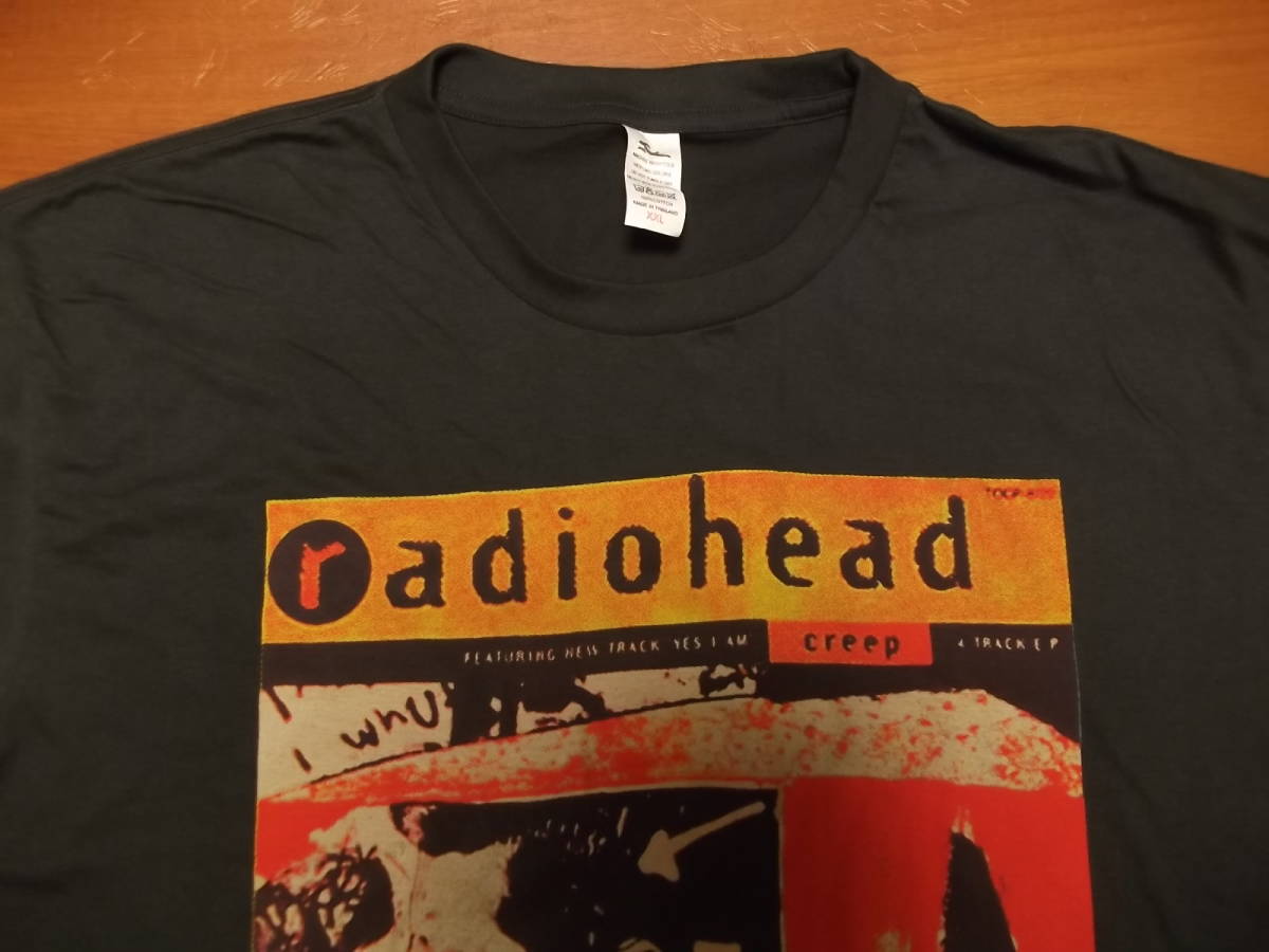 XXL 新品 【radiohead】レディオヘッド Creep Vintage Style プリントTシャツ 2XL // クリープ トムヨーク ロックTシャツ バンドTシャツの画像3