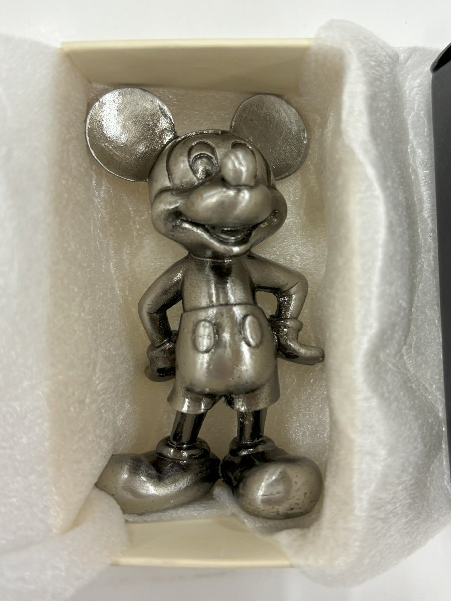  Disney [ Mickey Mouse ] bronze figure |Disney antique copper made toy * new goods * that time thing 