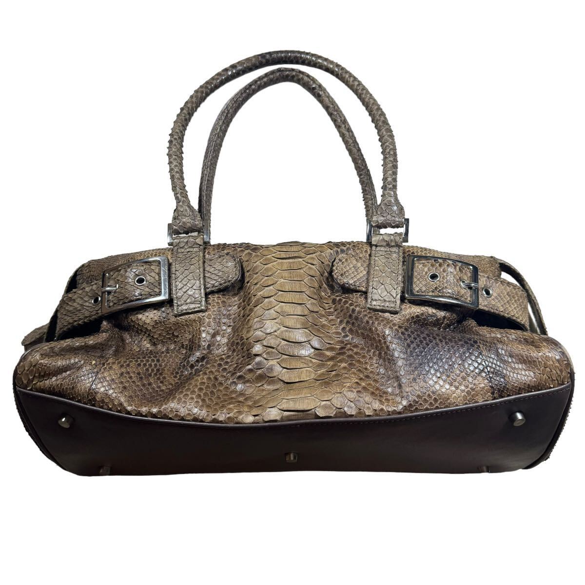 RARE japanese label Y2K real python bag 14th addiction share spirit yasuyuki ishii IFSIXWASNINE lgb goa KMRII 00s _画像4