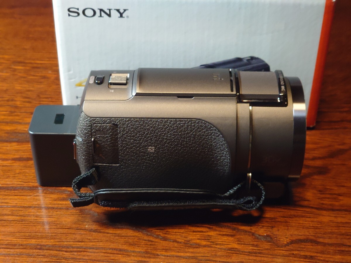 SONY ハンディカム　FDR-AX45 TI ブロンズブラウン　4Kビデオカメラ　ソニー　Handycam_画像5