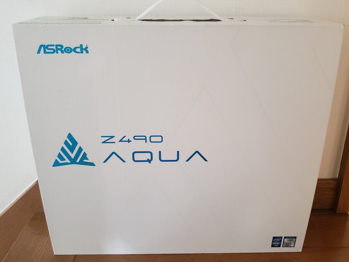 ASRock Z490 AQUA LGA1200 マザーボード 水冷用_画像1