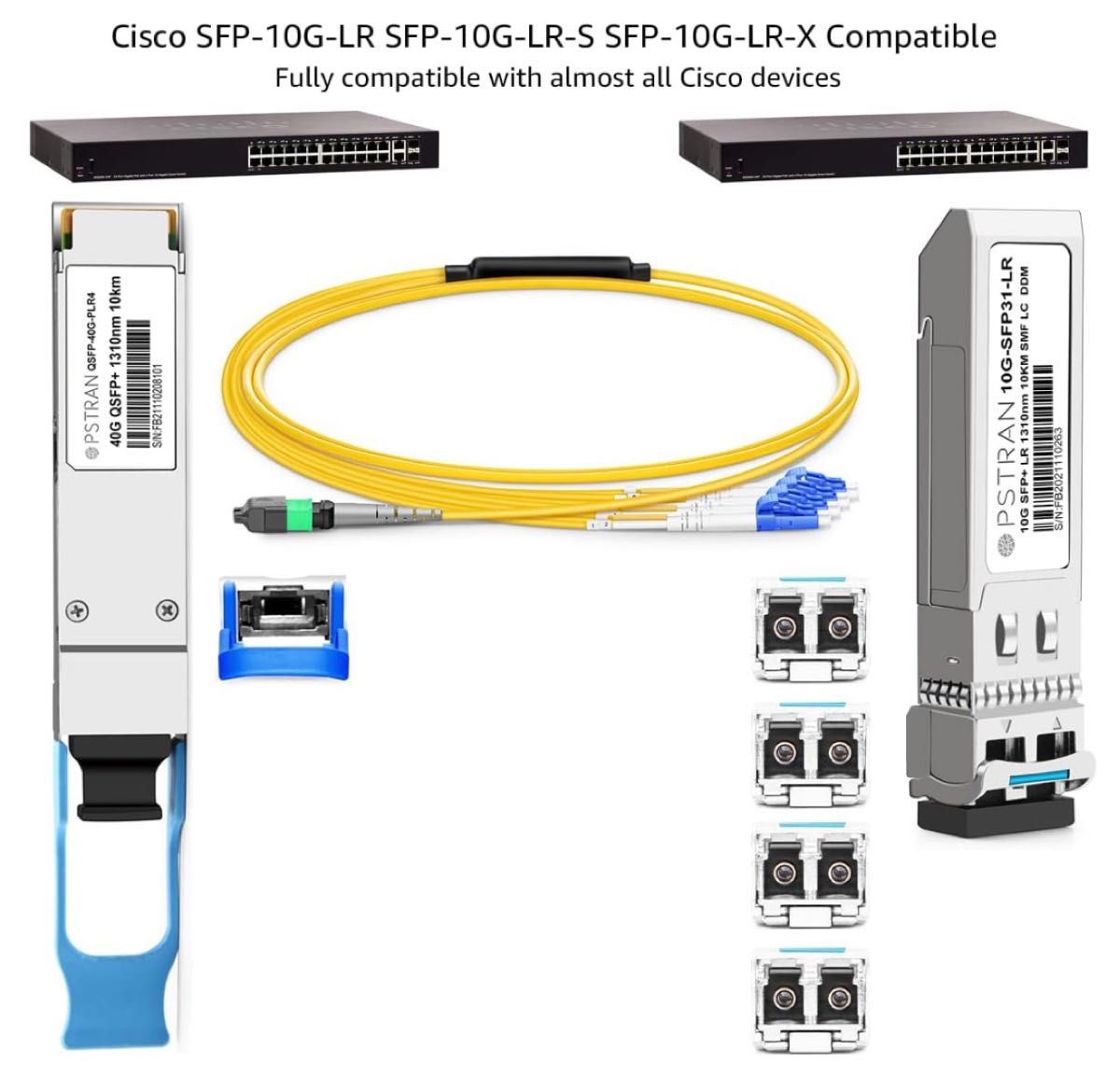 新品 OPSTRAN 10GBASE-LR SFP+モジュール Cisco SFP-10G-LR -LR-S -LR-X 互換